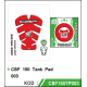  CBF 150 TANK PAD