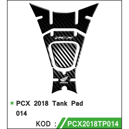 PCX TANK PAD YENİ KASA 4 LÜ SET 2018-2020