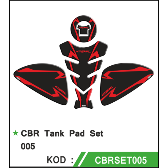 CBR TANK PAD SET