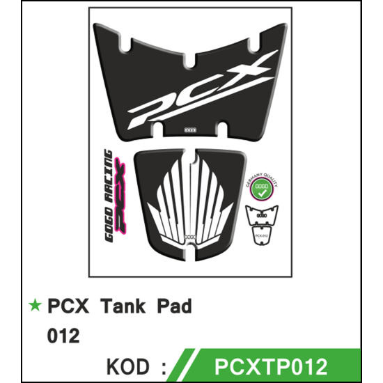 PCX TANKPAD 2014 2017 2 Lİ SET