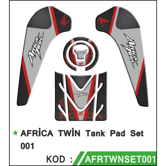 AFRİKA TWİN TANK PAD SET