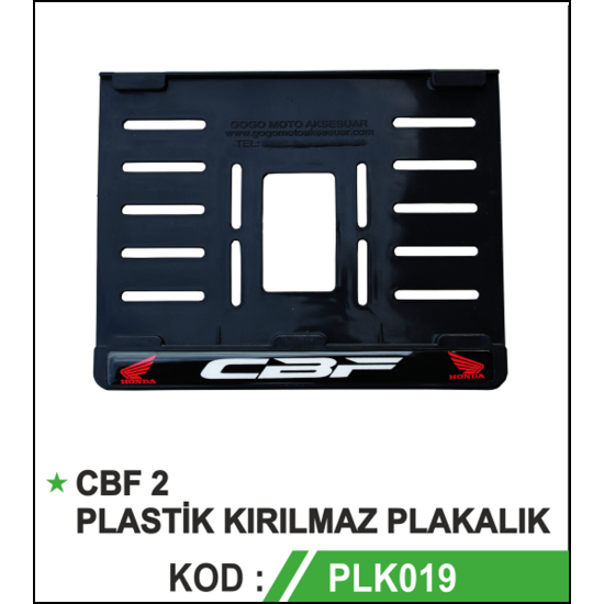 CBF KIRILMAZ PLASTİK PLAKALIK