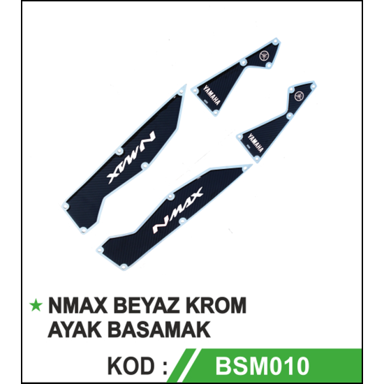 NMAX KROM AYAK BASAMAK KIRMIZI MAVİ GRİ 2015-2020