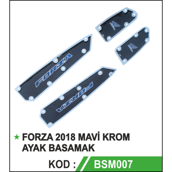 FORZA 2018 KROM AYAK BASAMAK