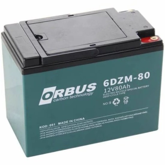 ORBUS 12V 80A  ELEKTRİKLİ BİSİKLET AKÜSÜ NAKİT FİYATIDIR KREDİ KARTINA TEK SLİP VEYA HAVALE