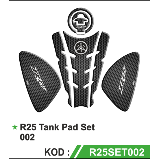 R25 TANKPAD SET 20014-2018