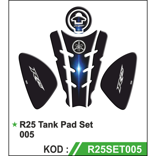 R25 TANKPAD SET 20014-2018