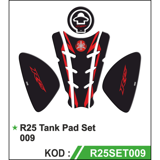 R25 TANKPAD SET 20014-2018