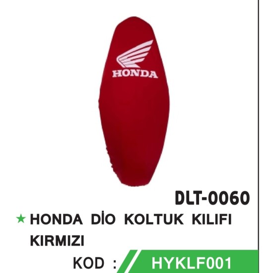 HONDA KOLTUK KILIFI KIRMIZI GGO