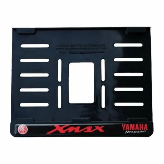 YAMAHA XMAX UYUMLU 2 PLASTİK (15x24 cm) KIRILMAZ PLAKALIK GGO