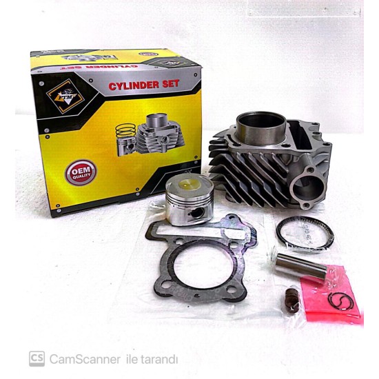 HONDA FİZY 125 SİLİNDİR SETİ (GRİ 52.4 mm) FTM