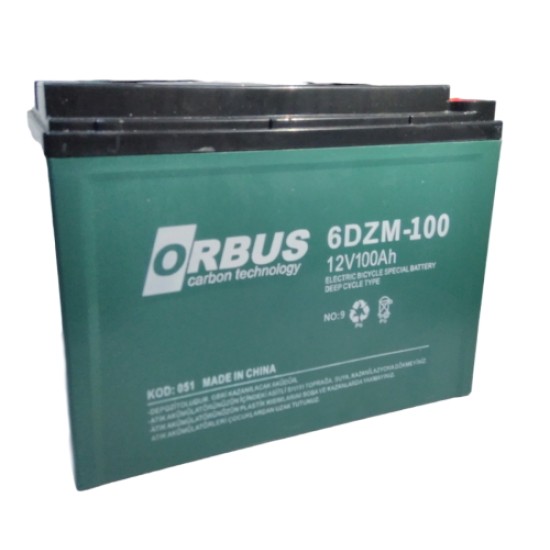 ORBUS 12V 100A  ELEKTRİKLİ BİSİKLET AKÜSÜ NAKİT FİYATIDIR KREDİ KARTINA TEK SLİP VEYA HAVALE