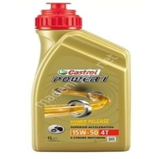 CASTROL POWER1 4 T 15W50 YAĞ 1 LİTRE